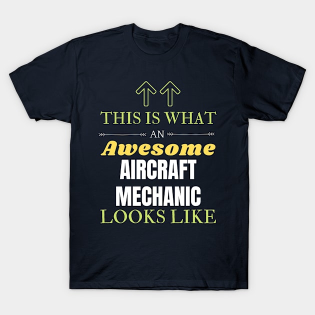 aircraft mechanic T-Shirt by Mdath